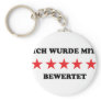 ich wurde mit 5 sternen bewertet keychains