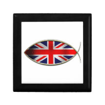Ichthus - British Flag Keepsake Boxes