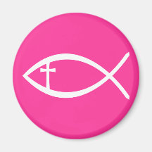 Ichthus Christian Fish Magnets