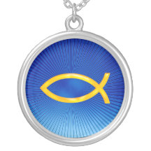 Ichthus - Christian Fish Symbol - Necklace