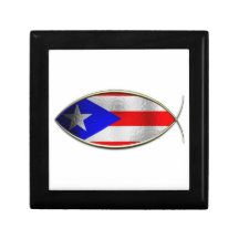Ichthus - Puerto Rican Flag Gift Box