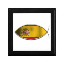 Ichthus - Spanish Flag Keepsake Box