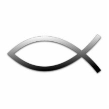 Ichthys Jesus Fish Acrylic Cut Outs
