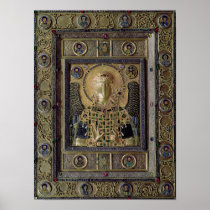 Icon depicting the Archangel Michael Poster