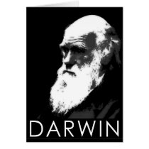 Icons of Science: Darwin Greeting Card