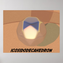 Icosidodecahedron Print