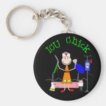 ICU Chick (Nurse) Keychain