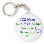 ICU Nurse Gifts keychains