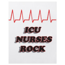 ICU NURSES ROCK FULL COLOR FLYER