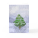 Icy Christmas Tree cards