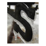 Icy "S" Postcard