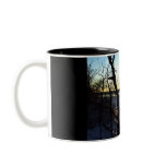 Icy Sunset - Frozen Lake Photograph Custom Mug