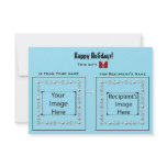 Icy Visual Cues Card for gifts invitations