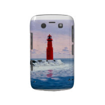 Icy Waters Lighthouse BlackBerry Bold Case
