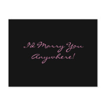 I'd Marry You Anywhere! Postcard