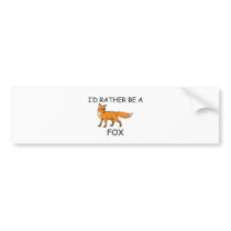I'd Rather Be A Fox