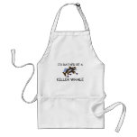 I'd Rather Be A Killer Whale aprons