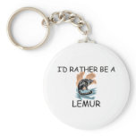 I'd Rather Be A Lemur keychains