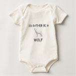 I'd Rather Be A Wolf t-shirts
