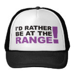 Id Rather Be At The Range - Purple Trucker Hat