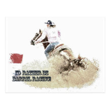 I'd Rather Be Barrel Racing! Post Cards