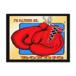 I'd Rather be Boxing postcards