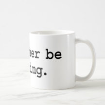 i'd rather be camping. coffee mug
