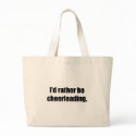 I'd Rather Be Cheerleading bags
