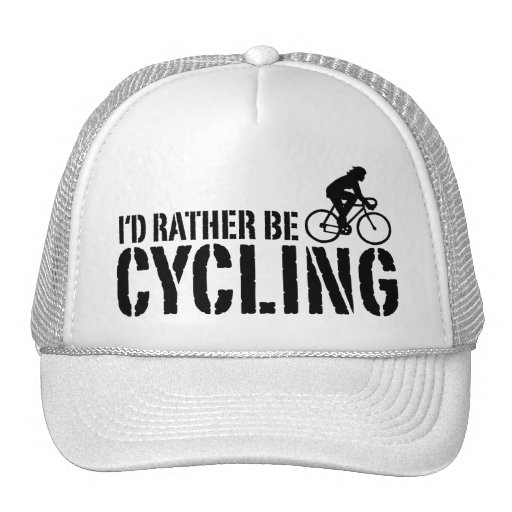 I'd Rather Be Cycling (female) Trucker Hats