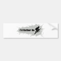 I'd Rather Be Doing BMX bumper stickers