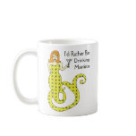 "I'd Rather Be Drinking Martinis" Mermaid mugs