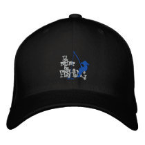 I'd Rather Be Fishing Double Embroidered Cap