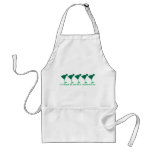 I'd rather be having a shamrocktini. aprons