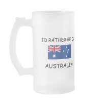 I'd rather be in Australia Coffee Mugs