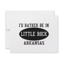 I'd Rather Be in Little Rock, Arkansas Invites