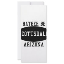 I'd Rather Be in Scottsdale Personalized Rack Card