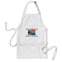 I'd rather be in South Africa Aprons