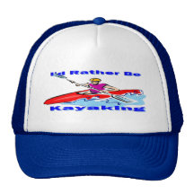 I'd Rather Be Kayaking 1 Hat