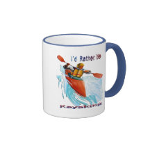 I'd Rather be Kayaking 2 Coffee Mugs