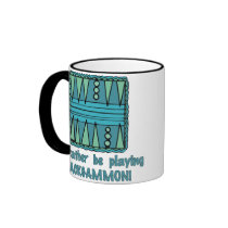 I'd Rather Be Playing Backgammon Mugs and Steins