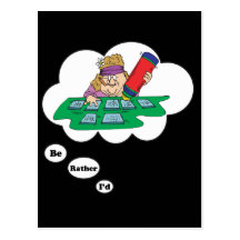 I'd rather be playing Bingo 5 Post Cards