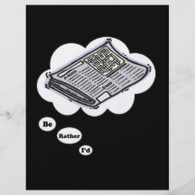 I'd rather be playing Crosswords 4 Flyer Design