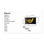 i'd rather be playing French Horn 2 Business Card Templates