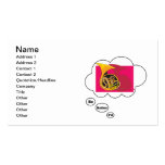 i'd rather be playing French Horn Business Card Templates