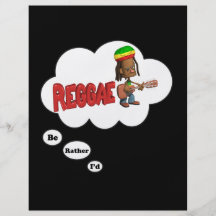 i'd rather be playing Reggae Full Colour Flyer