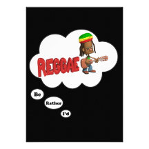 i'd rather be playing Reggae Personalised Invites