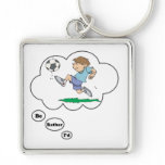 I'd rather be playing Soccer 9 keychains