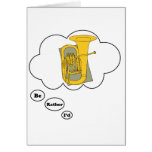 i'd rather be playing Tuba Greeting Cards