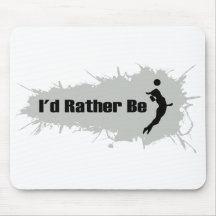I'd Rather Be Playing Volleyball (Female) Mouse Pads