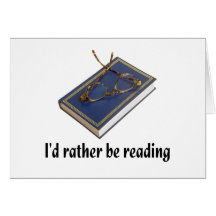 I'd rather be reading card